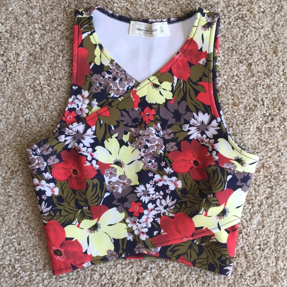 NWOT [Abercrombie & Fitch] Floral 2-Piece - XS/S - Picture 2 of 6